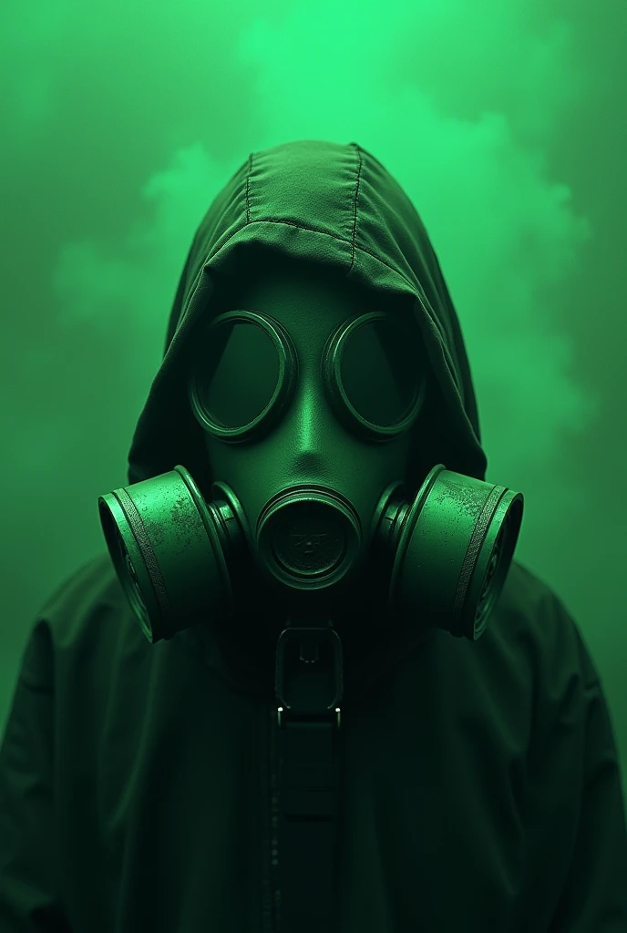 Gasmaske, in Poison green, nur maske
