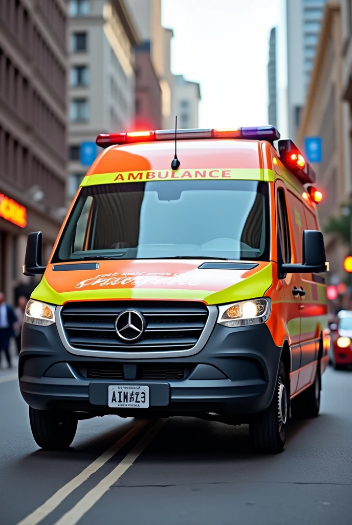 A first aid ambulance for animals, realistic and true.