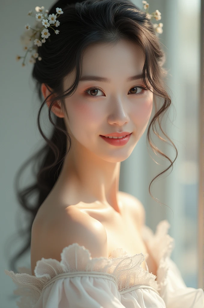 01 beautiful chinese woman smiling