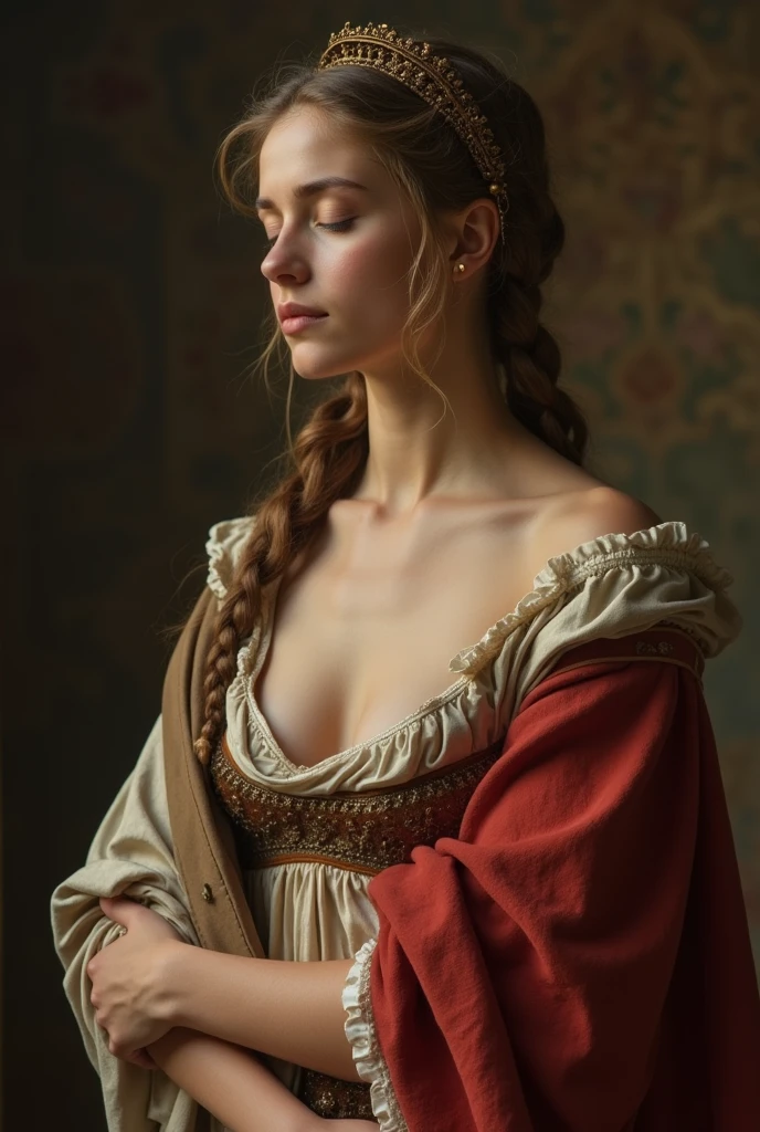 noble women NAKED, in the middle ages, in realism