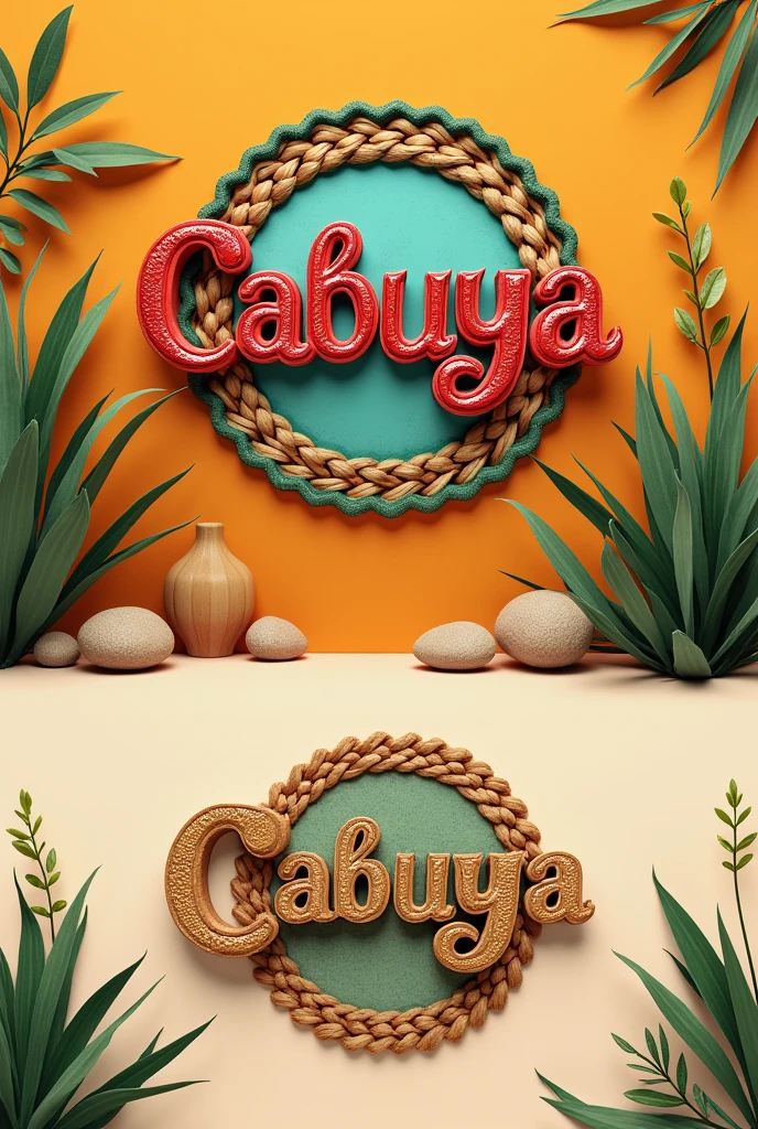 create a logo with the name cabuya, based on a shop selling crafts and various items
