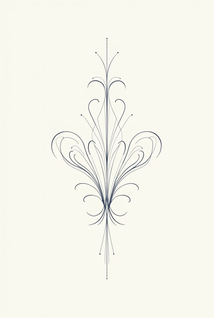 Minimalist Portuguese tile, tatoo, fine line, with arabesques highlighted