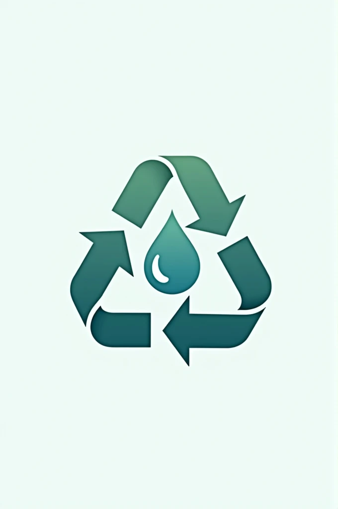 Logo representing recycling and humidity 