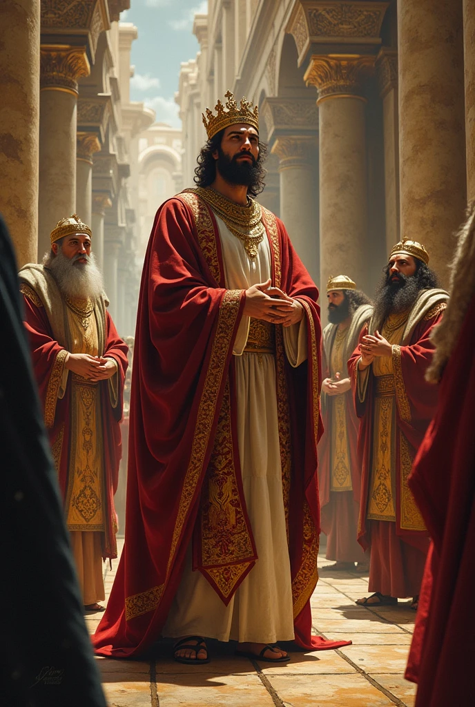 Une histoire sur le roi Salomon de la bible
