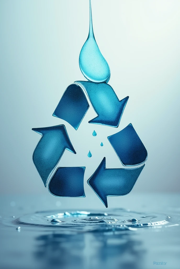 Logo that represents recycling and humidity, something creative and eye-catching