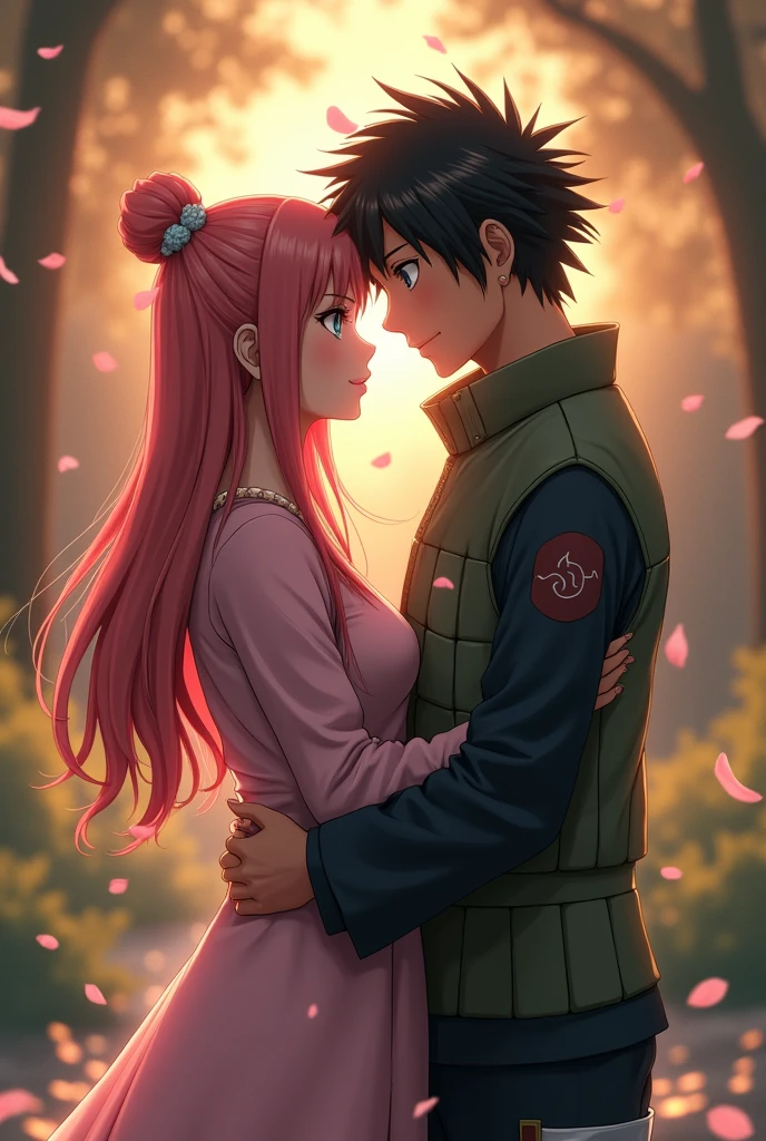 Sasuke et Sakura amoureux