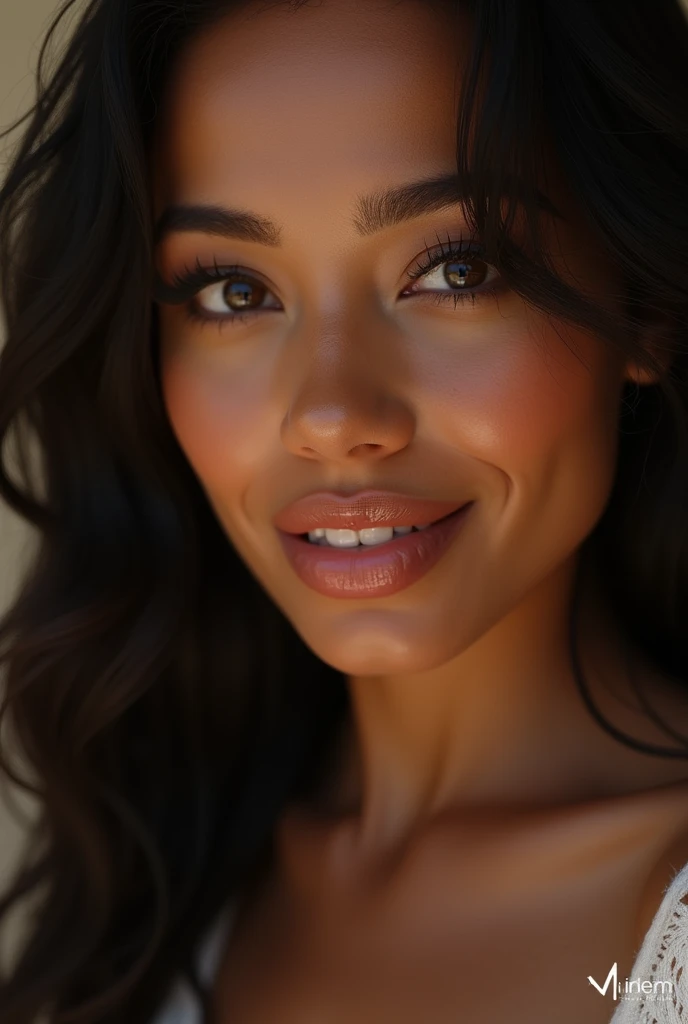 Genere moi une image realiste dune femme tres belle magrebine qui est sexy et qui fais ceser a la tentation 