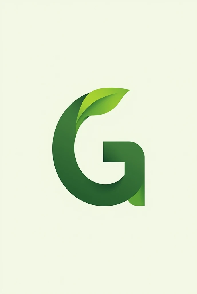 Give me a logo where I have a green G where I call nature 