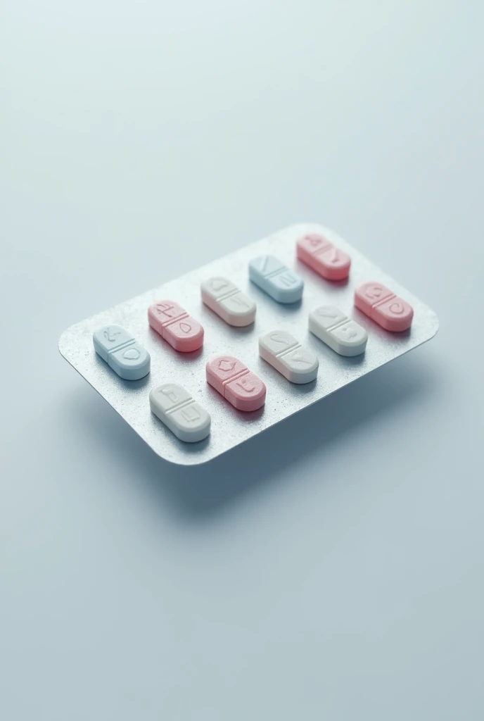 A tablet of pills