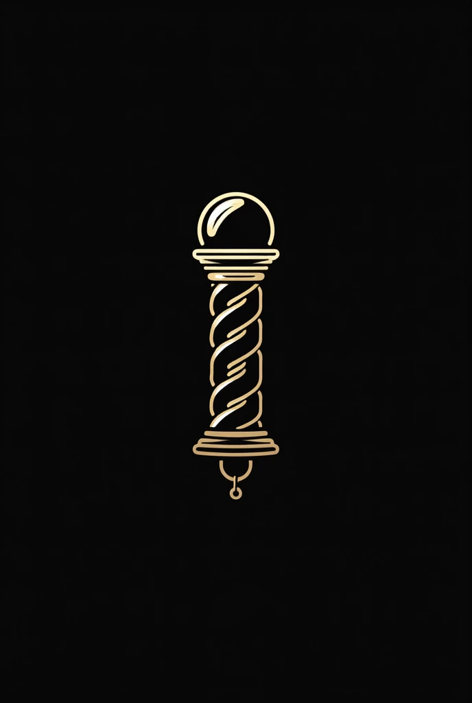Crea una  logo para una barbería  que es para mí me llamo Yael 💈 y que predominen el color negro y el plateado o negro y dorado, but elegant style.