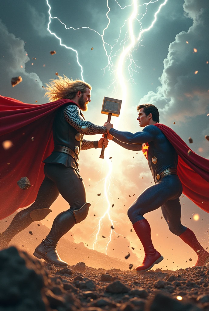 Thor vs super Man 