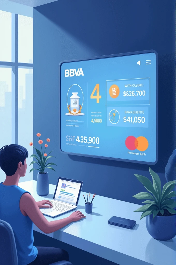 Generates a deposit of 4,900 pesos in BBVA bank