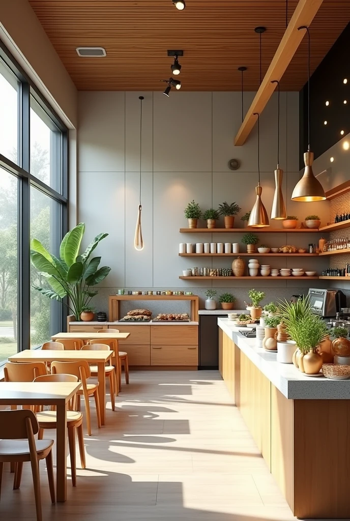 a place to eat inside a gym that offers healthy food
