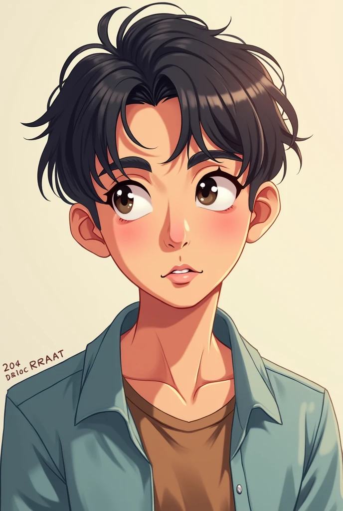 A fanart of a person who wants to put a male drawing profile picture