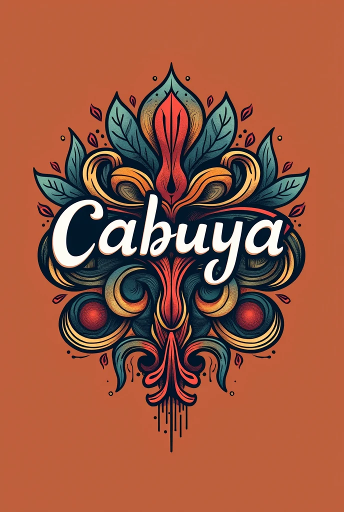 Create a colorful logo with the name Cabuya that is based on crafts and clothing, The logo has to be very nice without words other than cabuya 

 