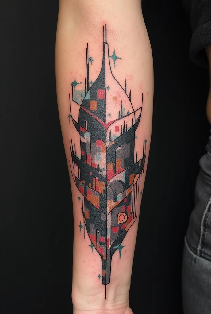 
Tattoo of the tile mosaics of the ray movement that starts in the north of Brazil, use featuringo base as imagens desse site https://www.archdaily.featuring.br/br/997637/lightning-that-splits-architecture-between-shards-and-colors-in-the-stop , offwhite,tatoo, skinless,preto e offwhite,tatoo pequena