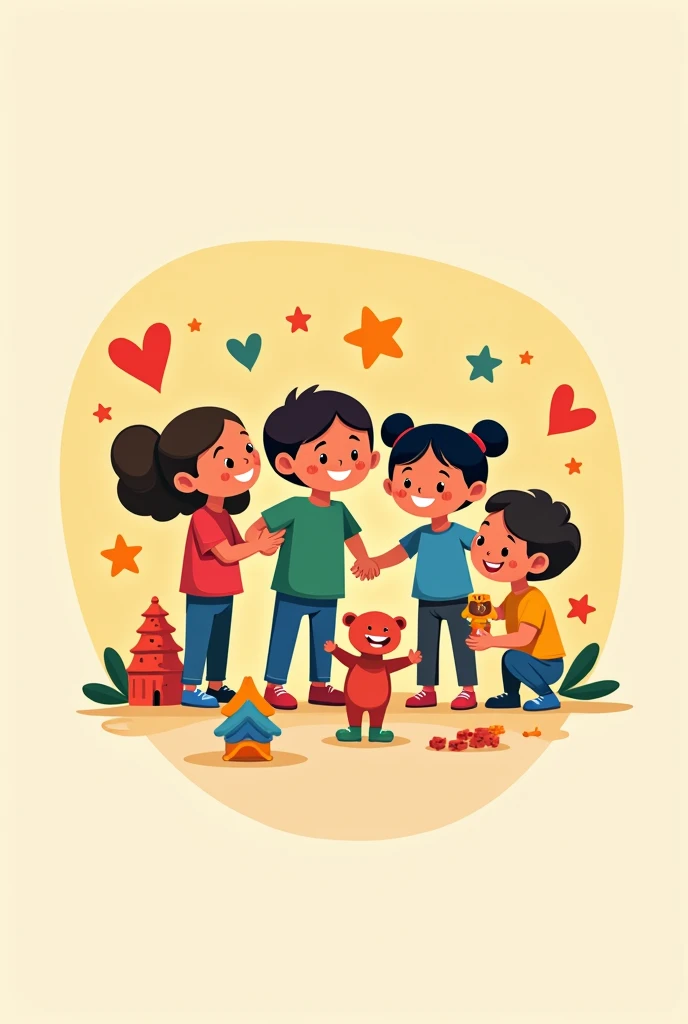 Logo for a toy company for underprivileged children