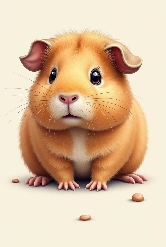 Make a drawing of a guinea pig