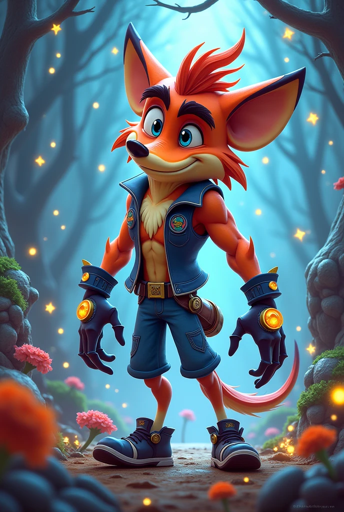 The son of crash bandecut and cosmic mailman
