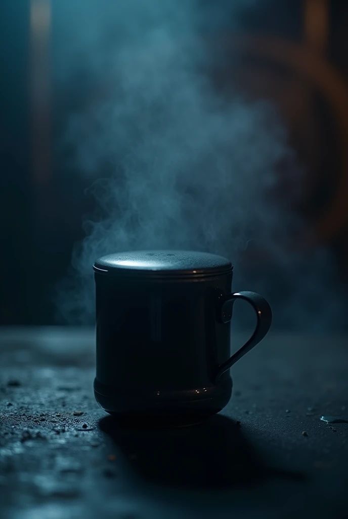 photography of a product in a place with a dark background, deep, Dramatic light, with a fog, smoke hovering over the place, photo hyper realistic, cinematic grade color, 4k photo,