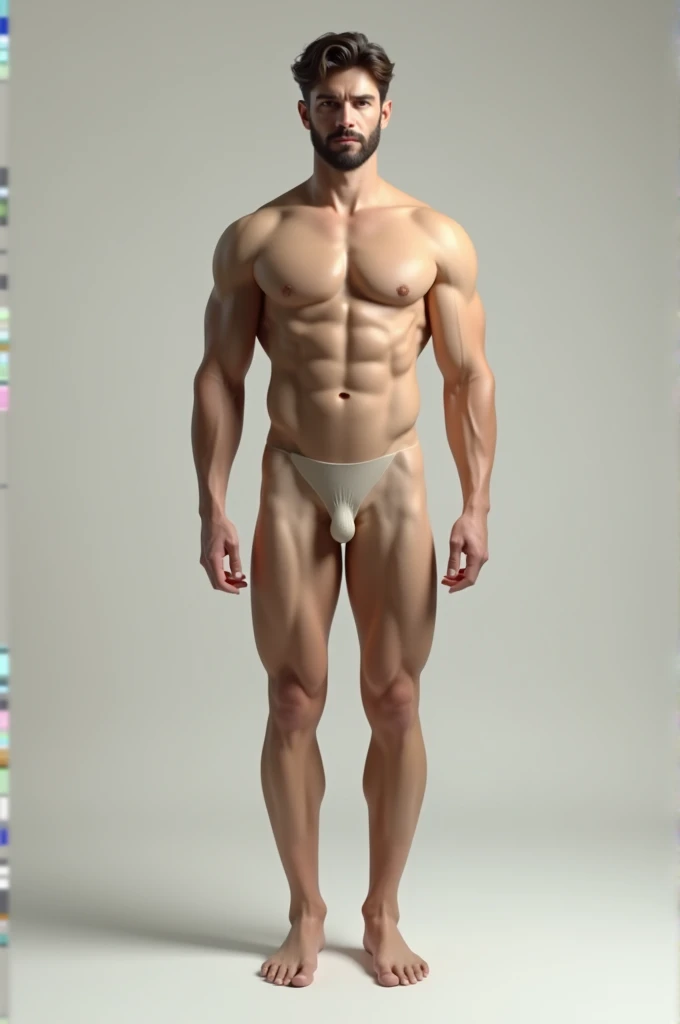Completely naked man