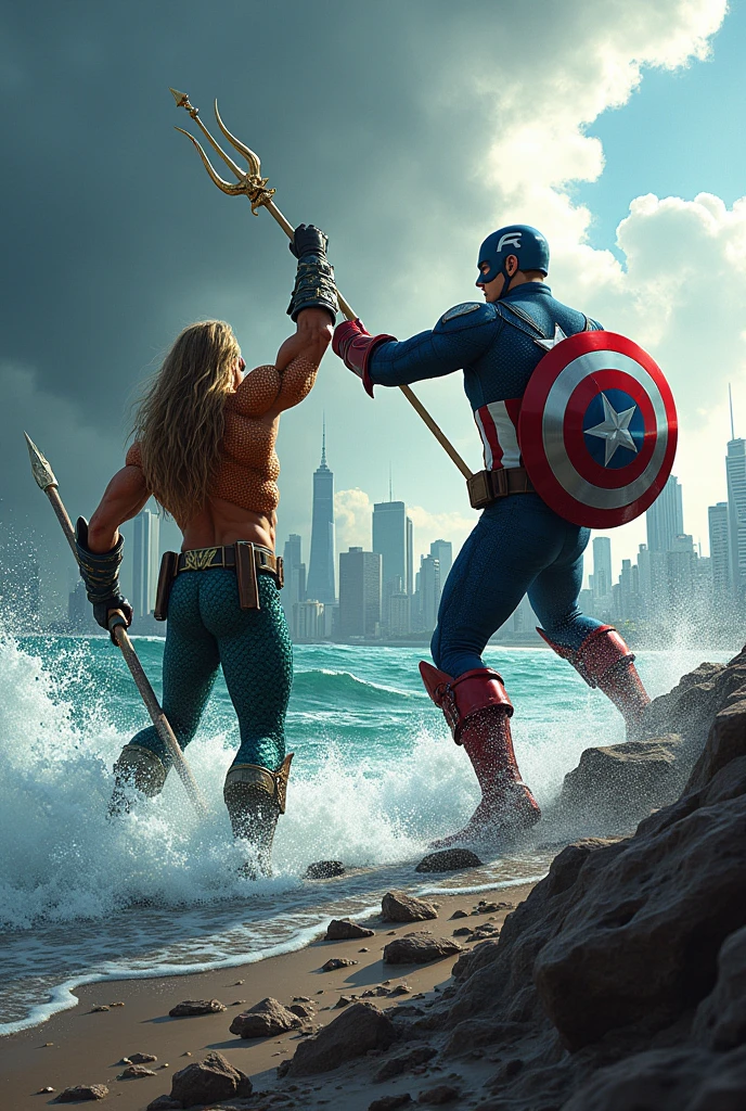 Aquaman vs Captain America 