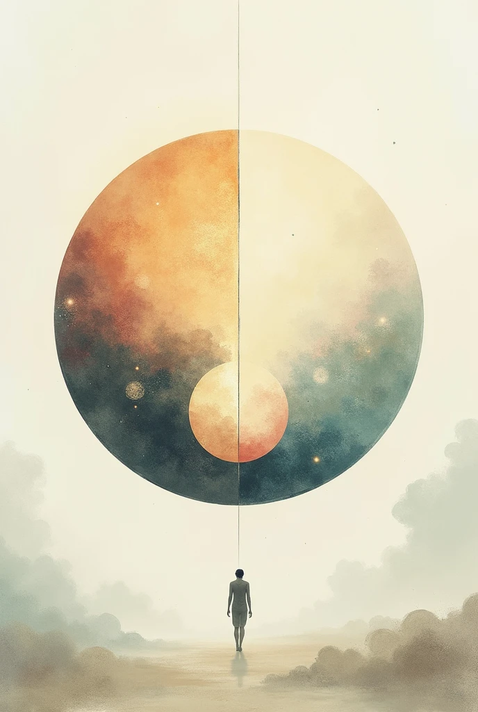 Circle that is divided into three parts, 1. Spirit relates to God 2. Alma relates to other people and 3. Body relates to the environment