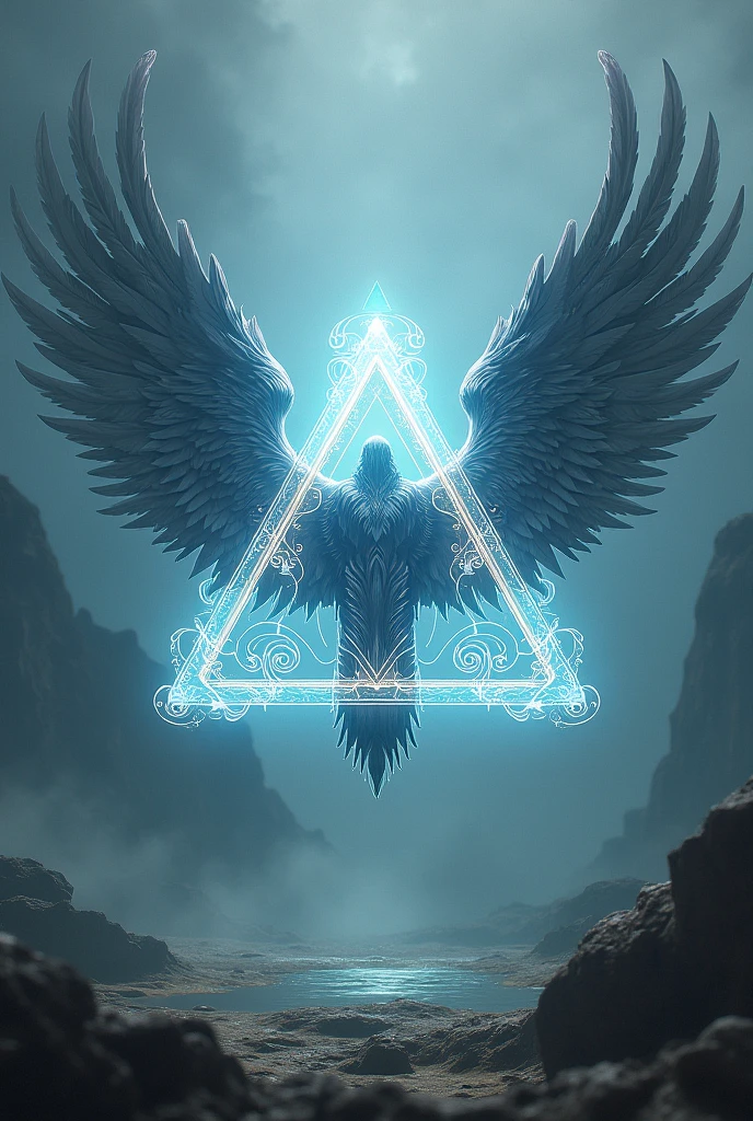 Triangle with wings