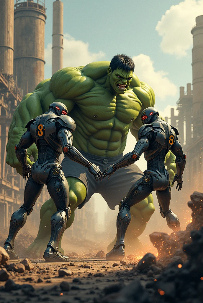 Cyborg vs Hulk