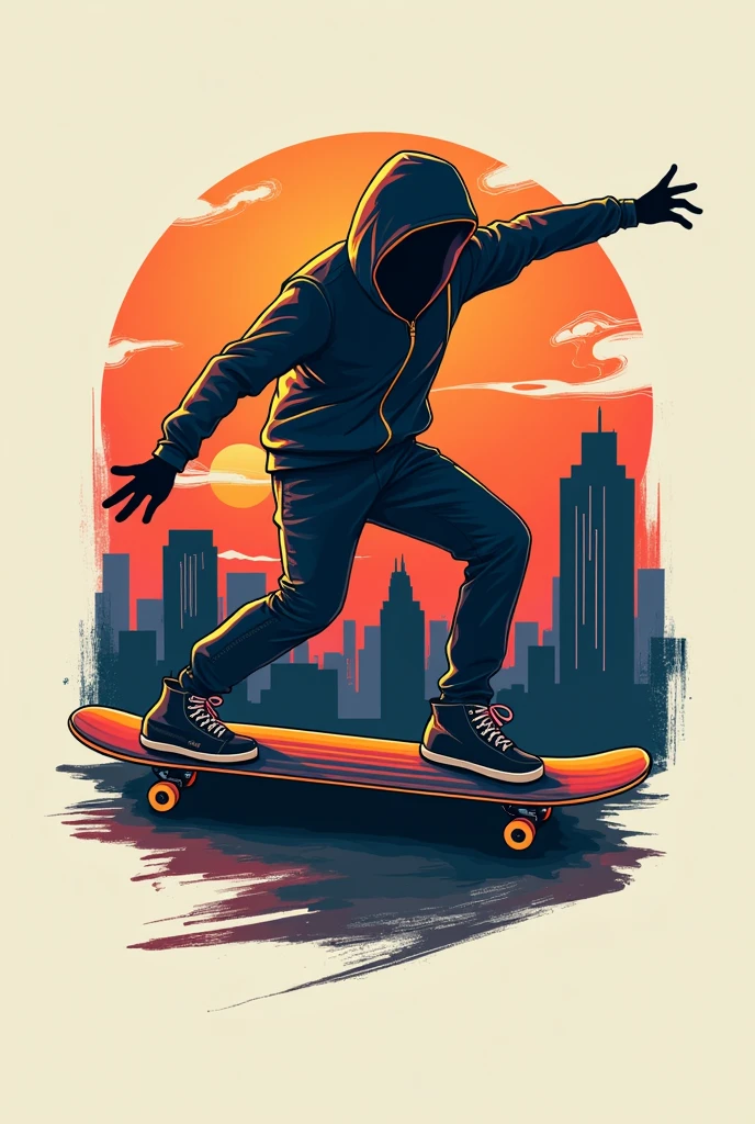 A skateboard logo