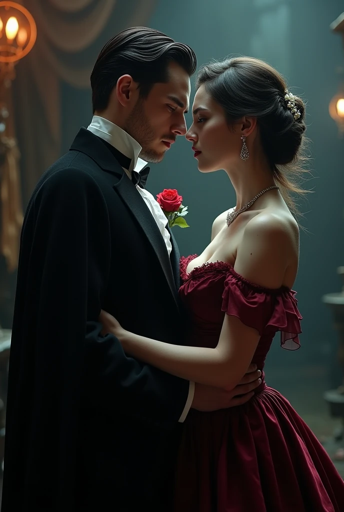 Un couple de beaux vampires