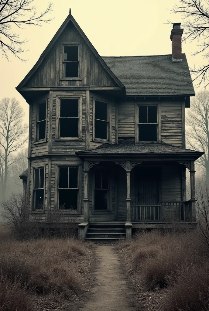 I want old pictures of houses that have been burnt down