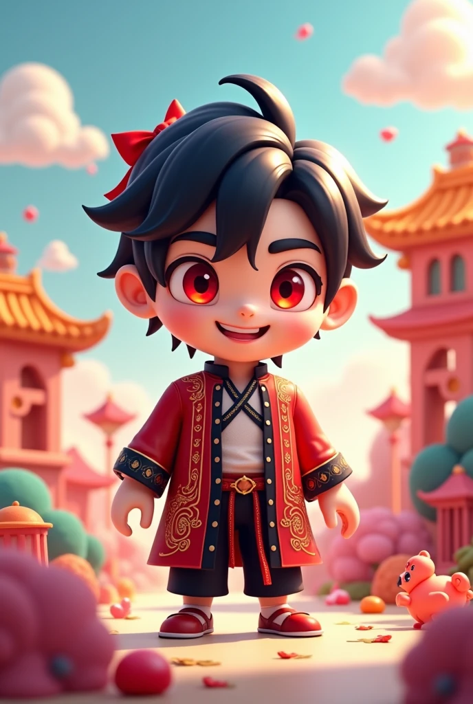 Make hu tao male version and cut cute version and roblox

