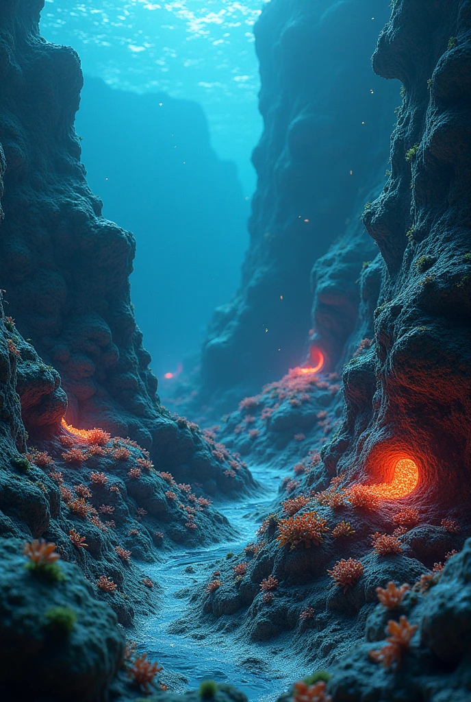 Underwater chemosynthesis