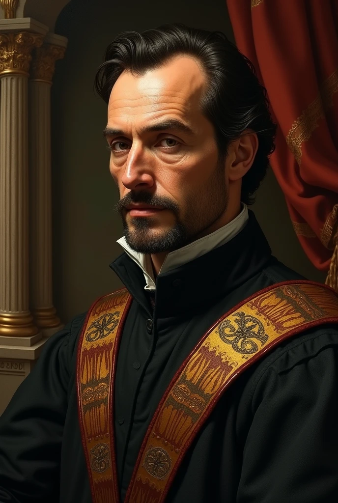 "Create an image of Niccolò Machiavelli based on your existing images