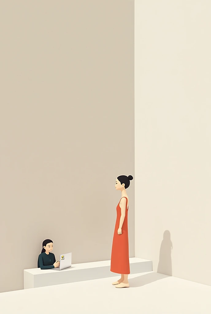 Take the current image and remake it in a minimalist way