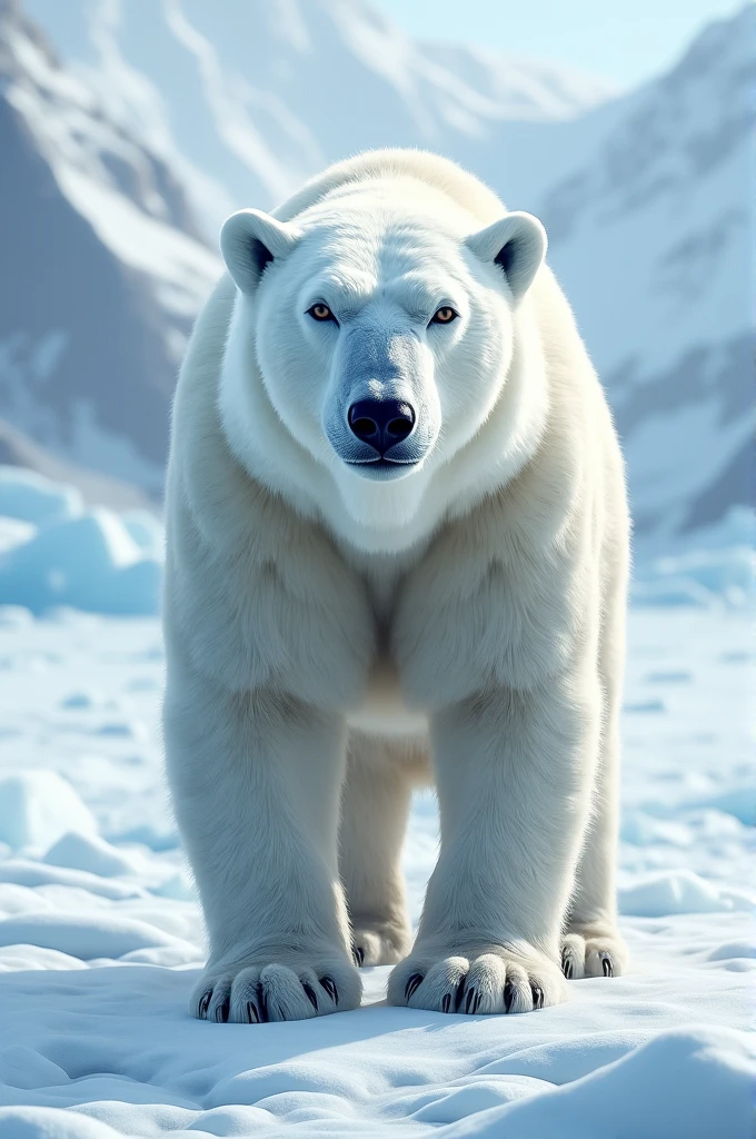 Draw a polar bear
