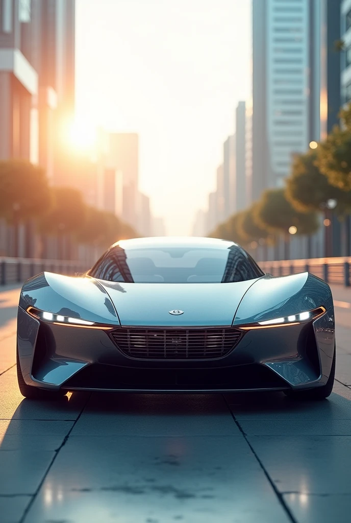 A car that is solar powered with wifi inside a rearrangeable seats with massager