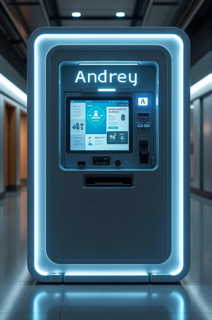 Believe me the interface of an ATM called Andrey, where the buttons are seen: Check Balance, withdraw money, and change key