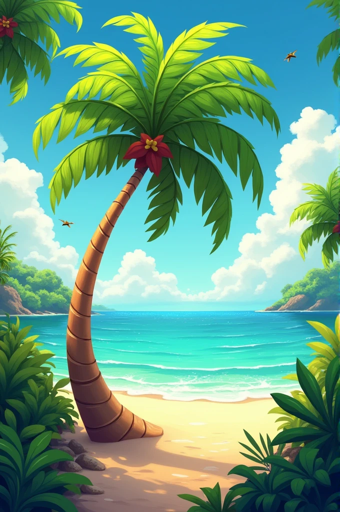 Dancing palm tree