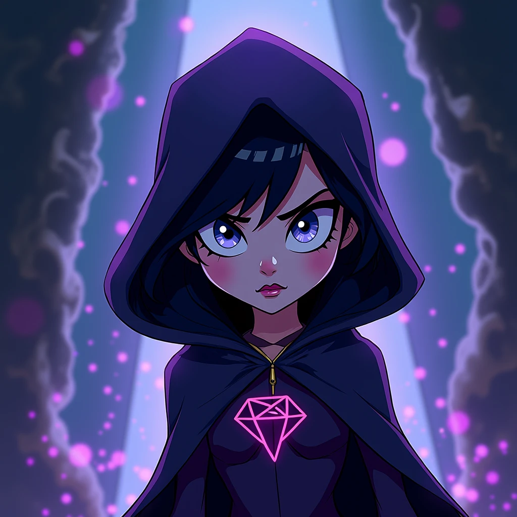 Very cool cartoon design of Raven in Titans