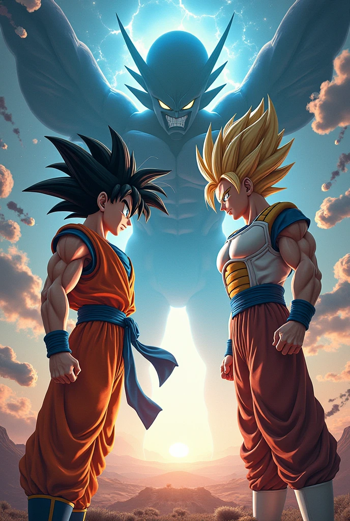 Goku e vegeta e Freeza