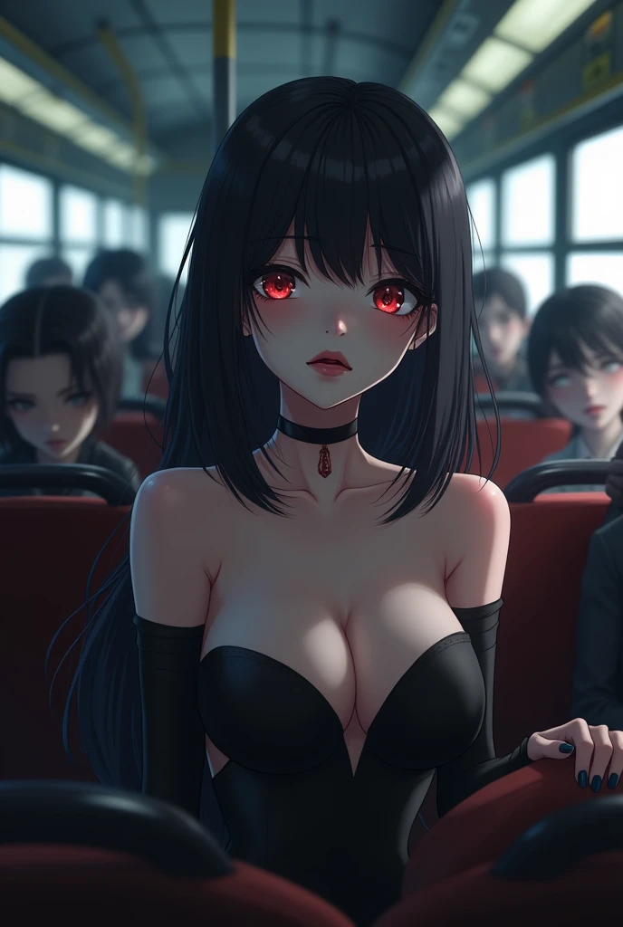 
(Vampire girl, imouto , hot , cute , sexy , beautiful, seductive , shy , emberassed, confused , mind controlled hypnosis:1.5) , (pleasure:1.8) , ( touched ,losing hope, molested in a bus door:1.3) , (shoulderless , tired eyes:1.3) , (trapped , tricked , lewd expression , lewd , love, lustful , lustful face , lustful expression , sexual pleasure,lewd body , aroused body 
, titties dangling:1.55) , (lewd small:1.7) , (lewd loli, sexy loli, cute  , hot , curvy loli:1.3), (cute anime:1.25)