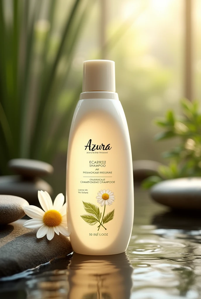 A chamomile shampoo with pheromones Let the brand of the shampoo be Azura