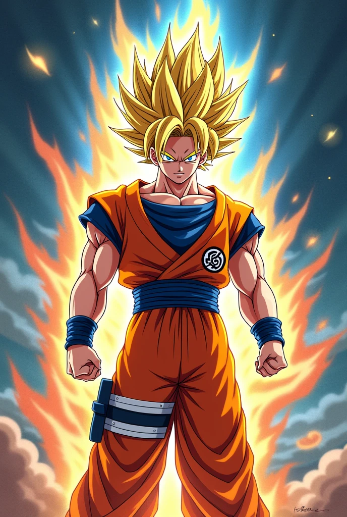 Goku Naruto fusion 