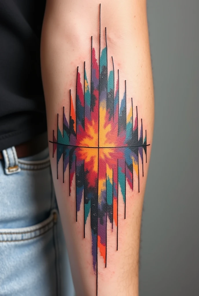 
Tattoo of the tile mosaics of the ray movement that starts in the north of Brazil, use featuringo base as imagens desse site https://www.archdaily.featuring.br/br/997637/lightning-that-splits-architecture-between-shards-and-colors-in-the-stop , offwhite,tatoo,preto e offwhite,tatoo pequena,no triceps