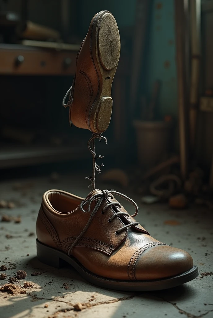 loose sole shoe
