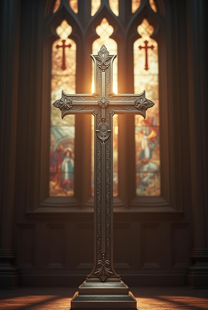 Make a sword look like a literal cross with no pointy edge and make it look more Christian.