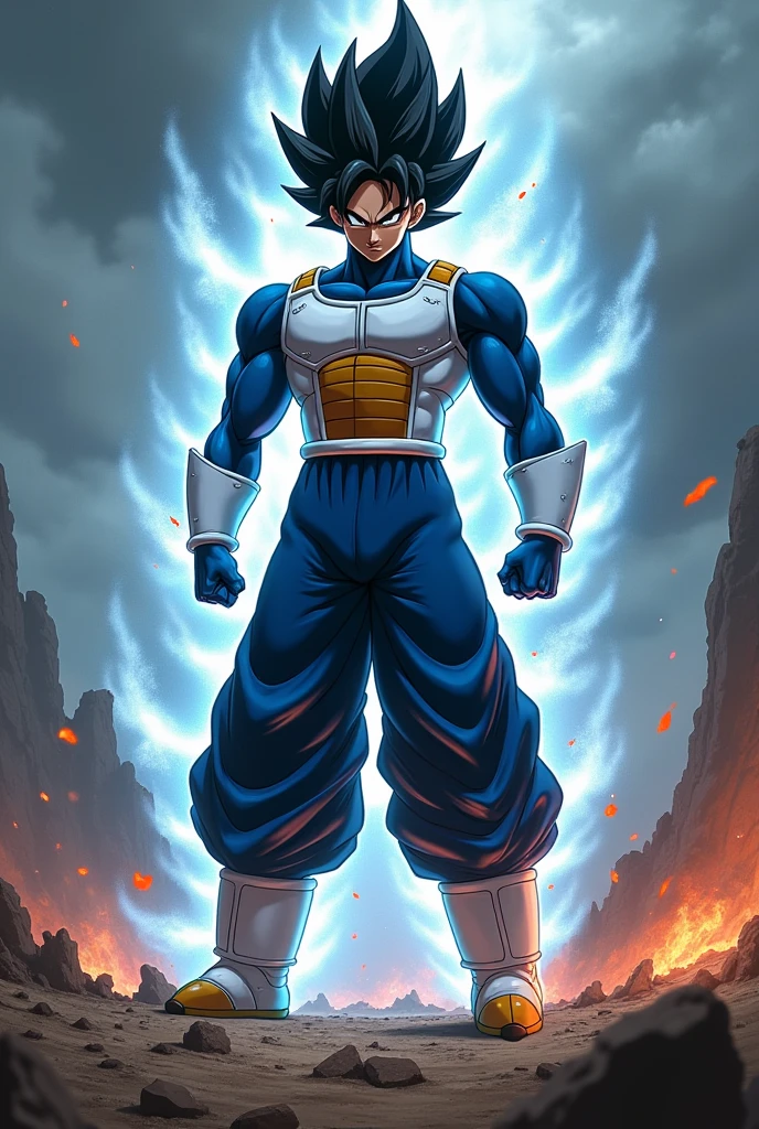 Vegeta and Sasuke fusion 