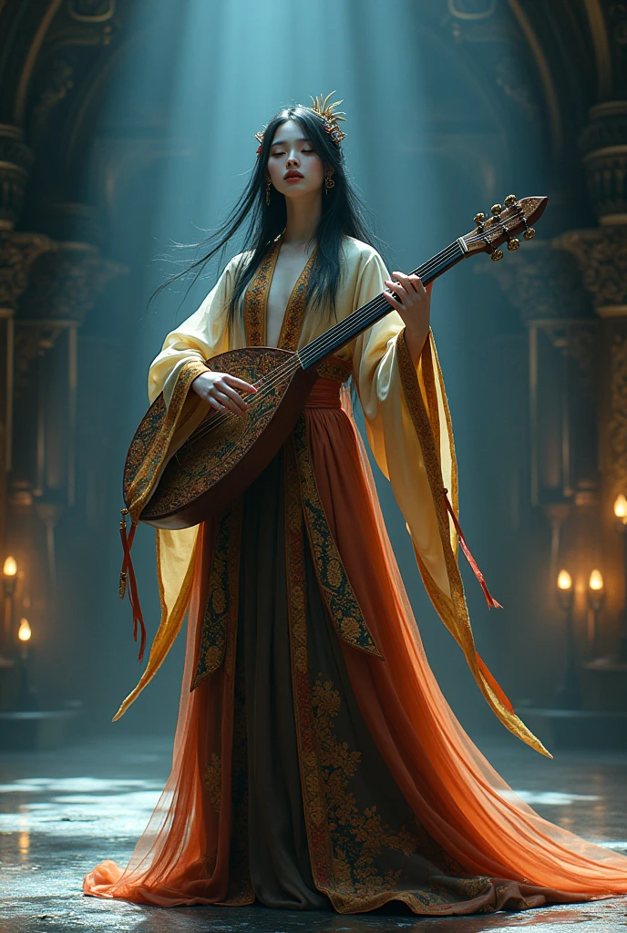 androgynous Asian bard